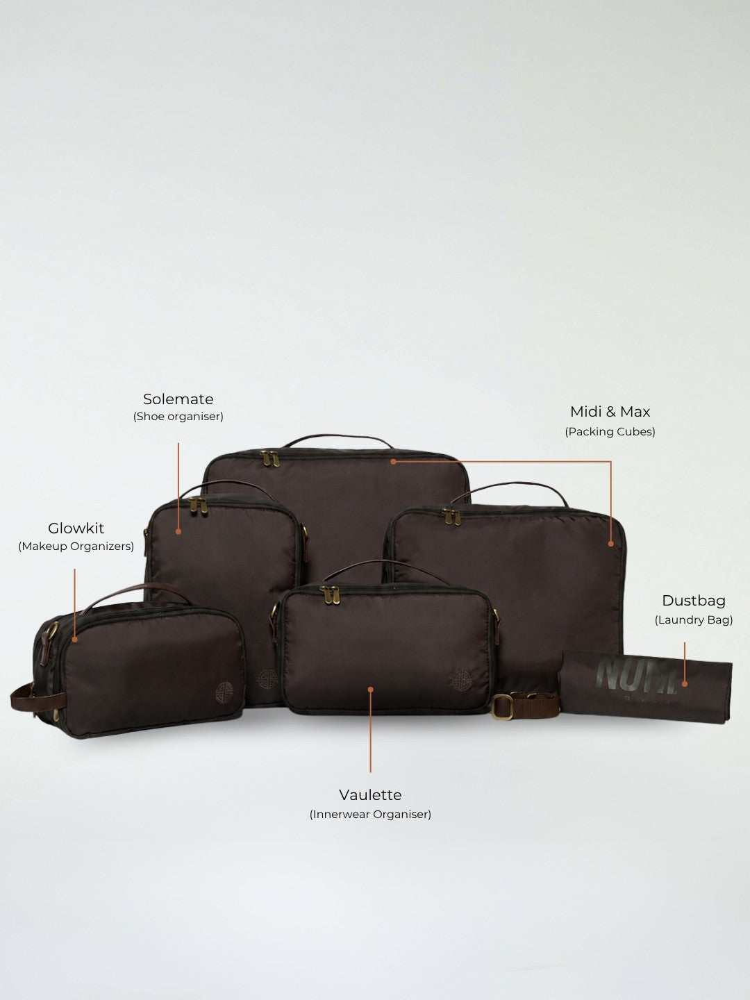 Voyager Packing Cubes Set of 6