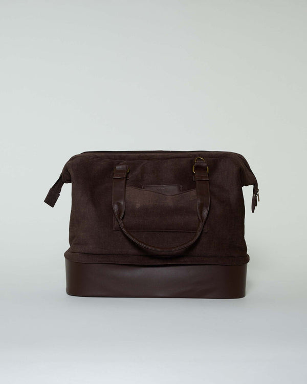 The Weekender Tote In Old Money Brown