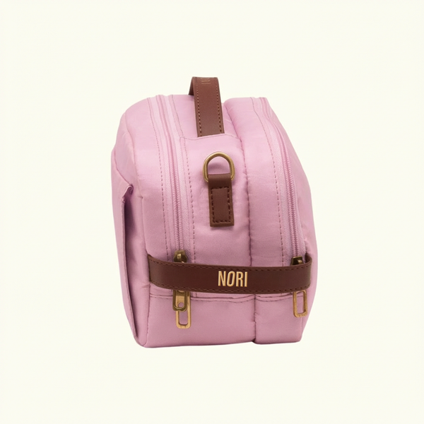 Glowkit - Makeup + Toiletry Bag - Millennial pink