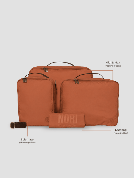 Overnighter Packing Cubes Set of 4