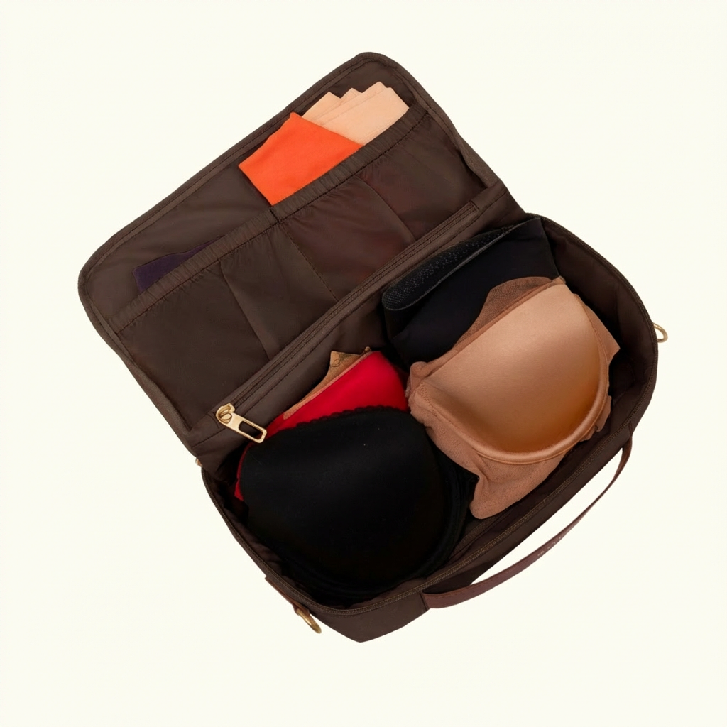 Vaulette - Innerwear Organiser : Old money brown