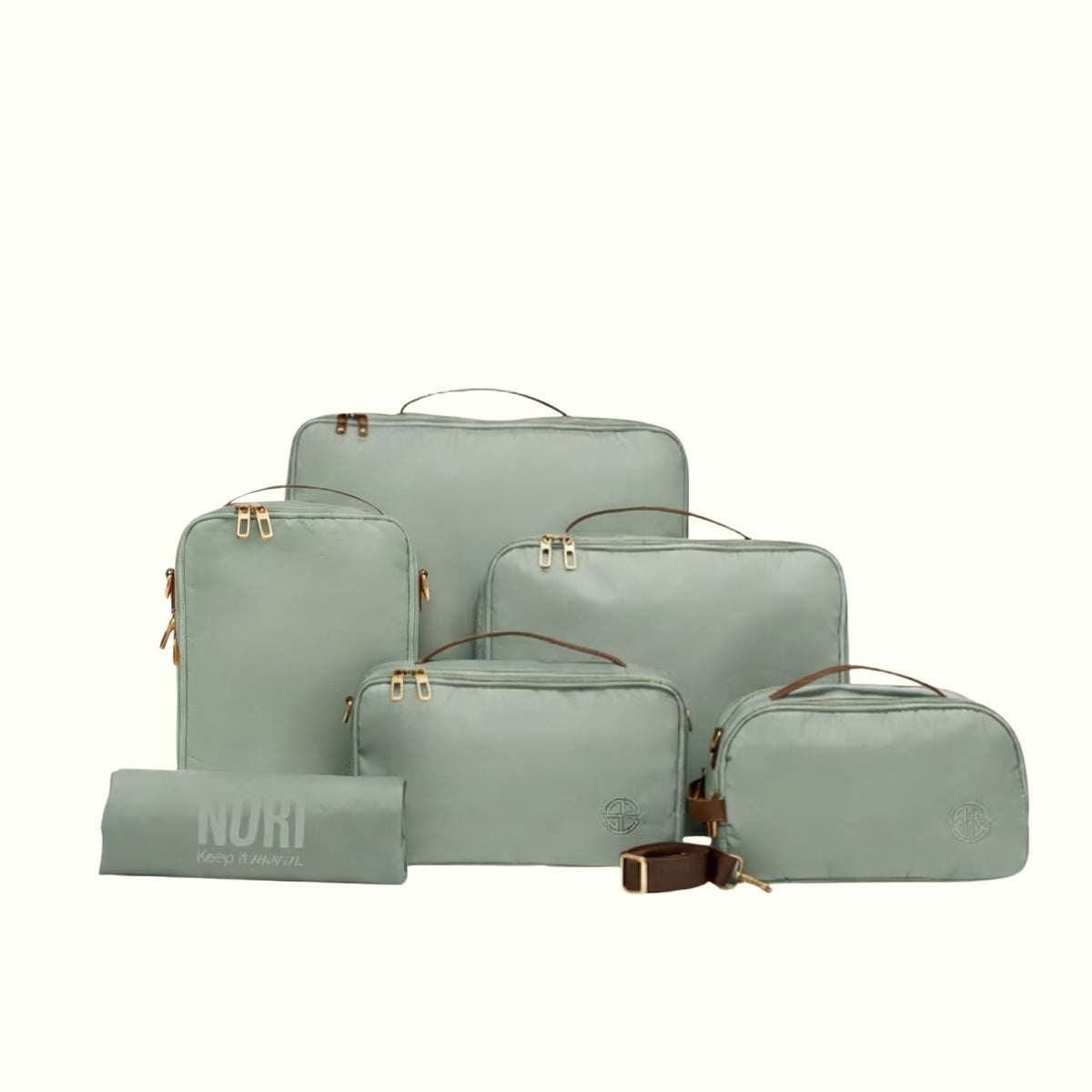 Voyager Packing Cubes Set of 6  : Moss