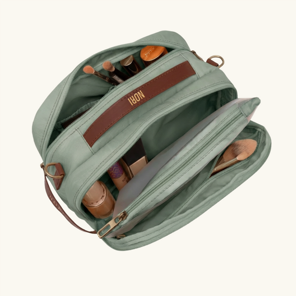 Glowkit - Makeup + Toiletry Bag : Moss