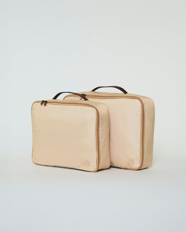 Max & Midi Packing cube - Set of 2 in Creme