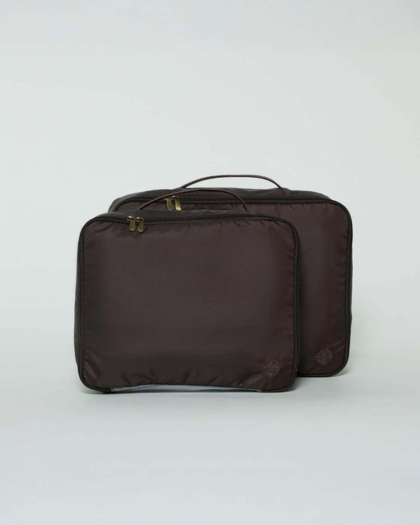 Voyager Packing Cubes Set of 6 in Old Money Brown
