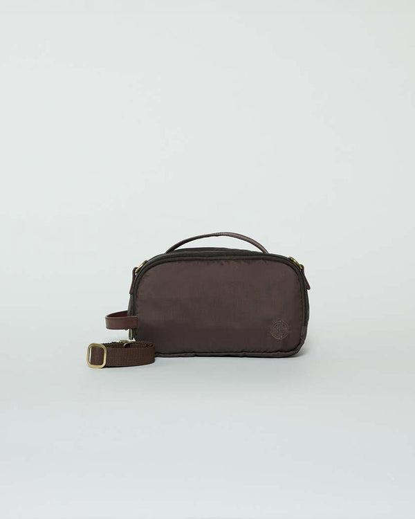 Glowkit - Makeup + Toiletry Bag in Old Money Brown