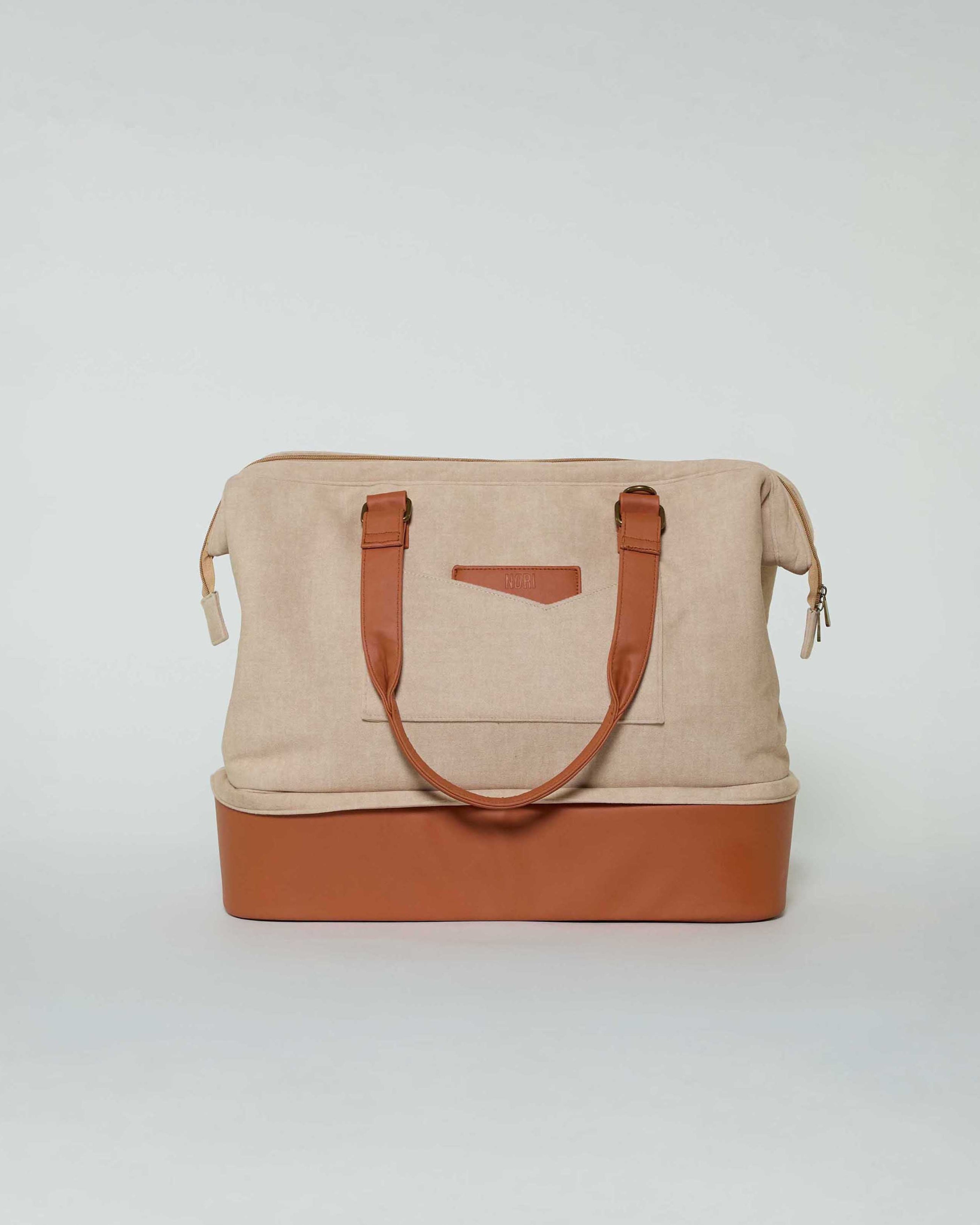 Weekender Travel Duffle Bag in Butterscotch | Travel tote for all